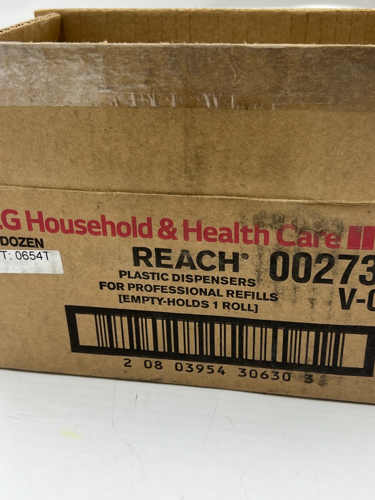 Box Of 12 LG H&H USA, Inc. Empty Plastic Floss Dispenser 002736 LOT: 0654T