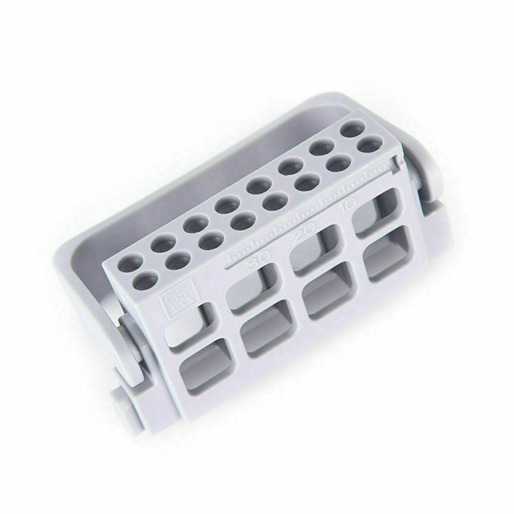 Dental Endodontic Block Measure Sterilize Endo Files Holder 16 Hole Autoclavable