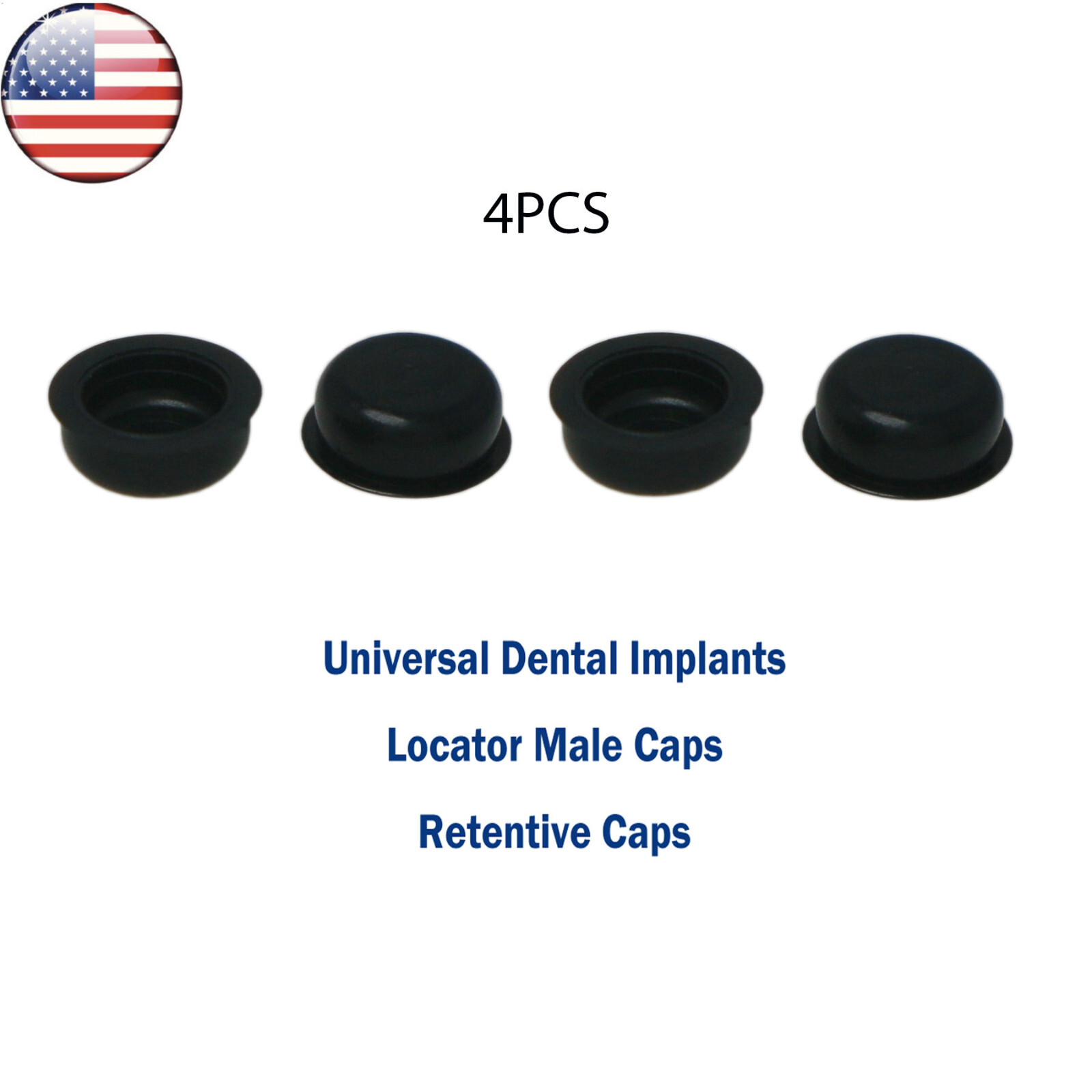 US Implant Retention Locator Caps Set Insertion Extraction Tool Remove Core Tool
