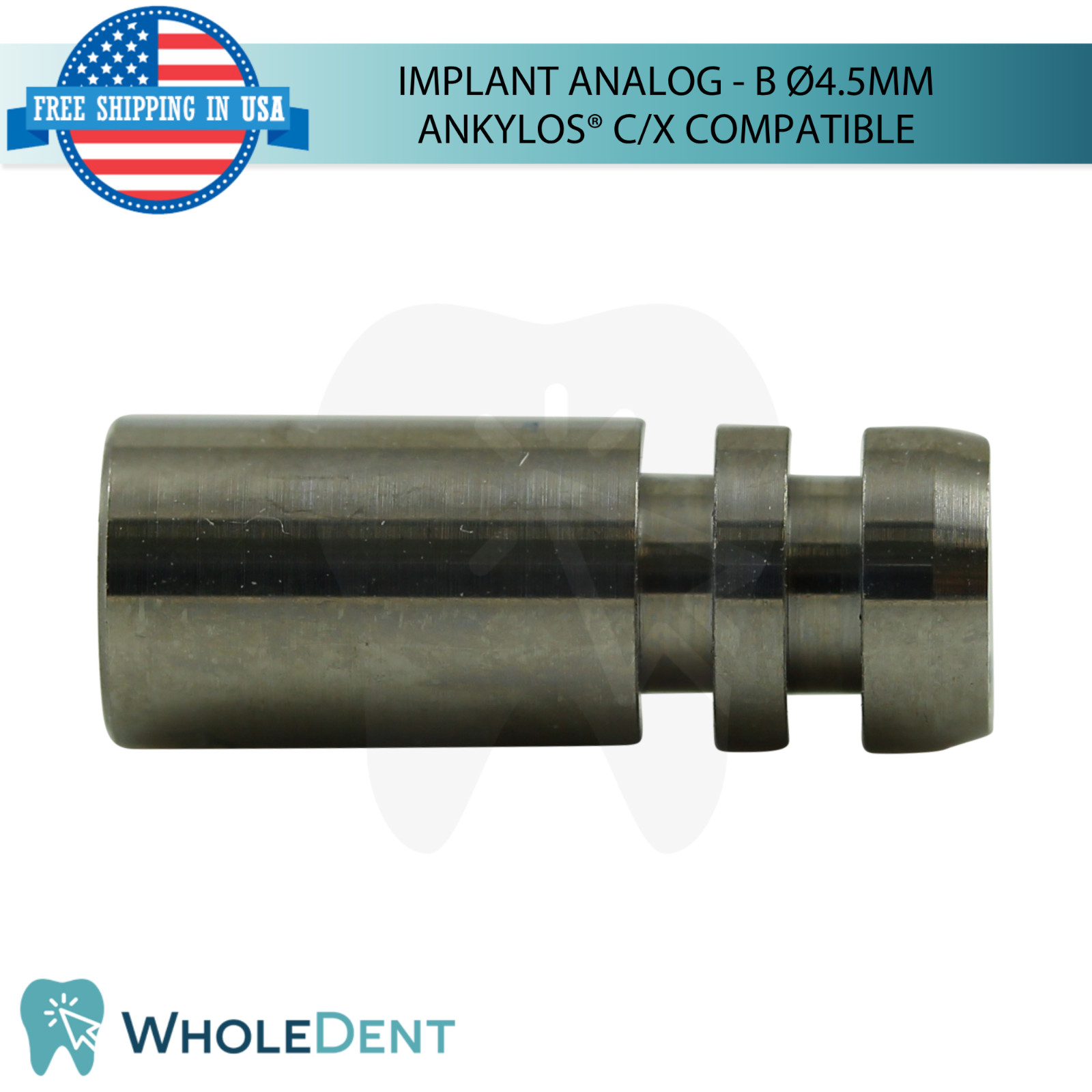 10x Dental Fixture Analog Ø4.5mm – B Ankylos® C/X Compatible Platform Lab