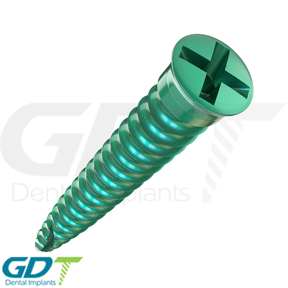 10 Self Drilling GBR Bon Screw Ø1.6mm, 12.0mm Membrane Fixation Dental Im plant