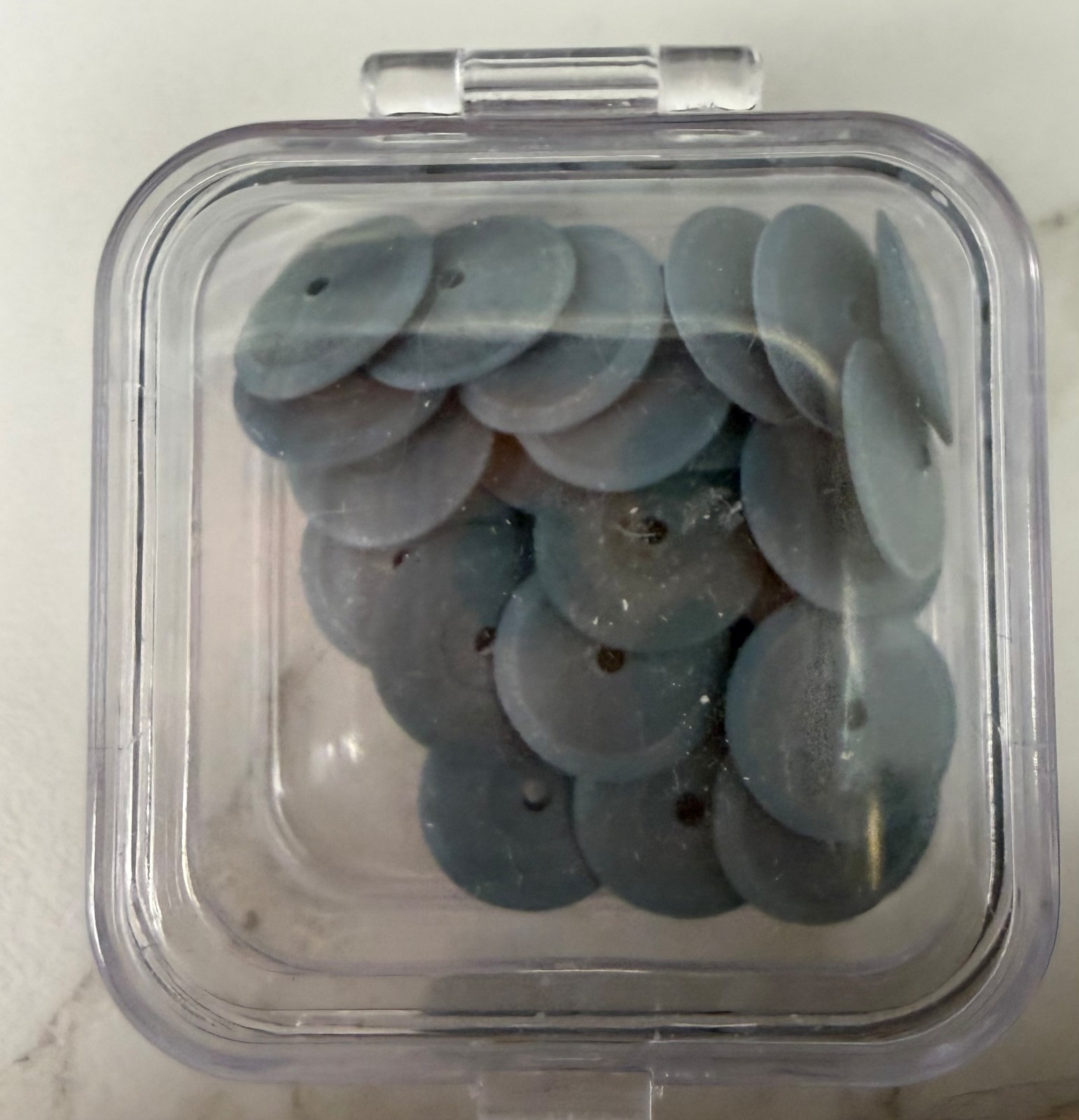Dental Rubber Polishing Finishing Discs Lab Supply with Clear Case