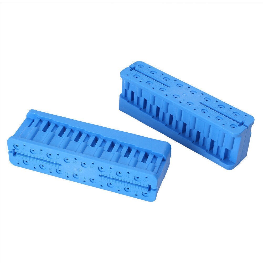 Dental Endo Measuring Block Endodontic File Holder Measuring Ruler Autoclavable