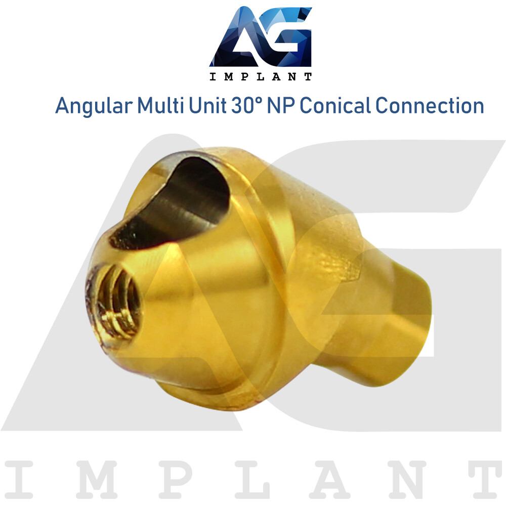Angular Multi Unit Prosthetic System 30° Conical Connection NP With Screw 1.6mm