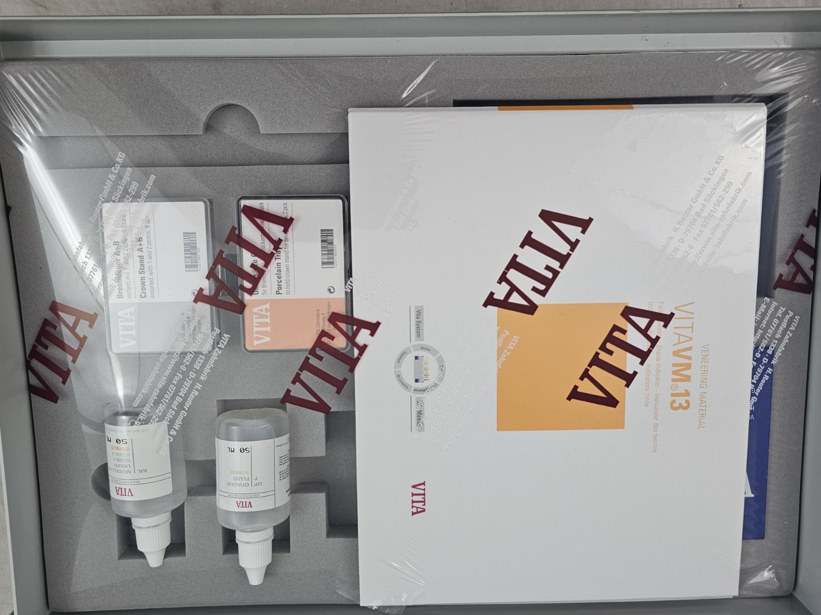 NEW STILL SEALED VITA VM 13 VENEERING MATERIAL BASIC KIT SMALL POWDER