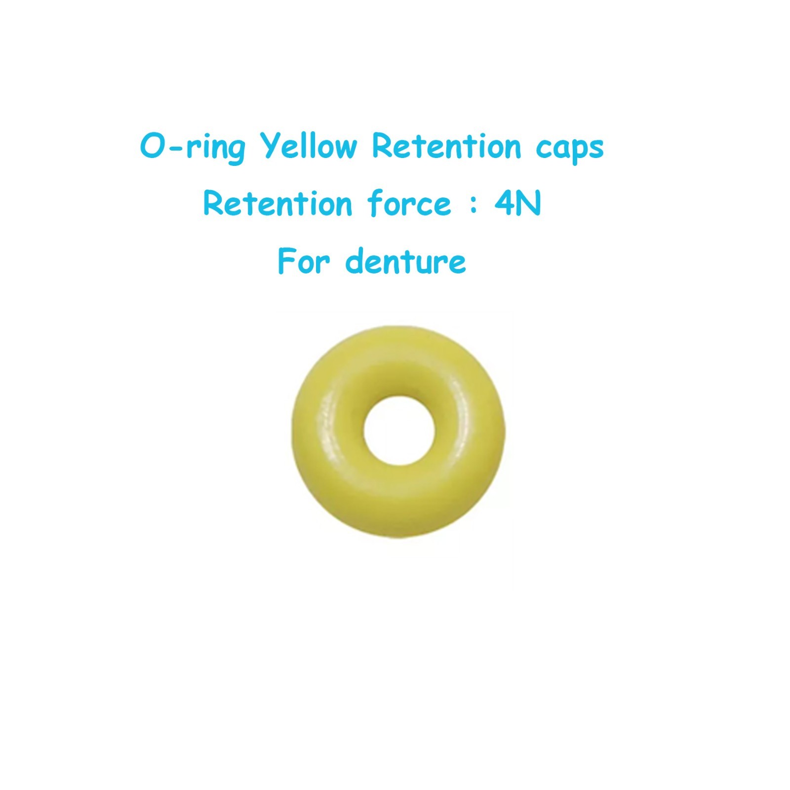 US Dental O-ring 4Pcs/Set for Ball Attachment Abutment Compatible Hiossen Osstem