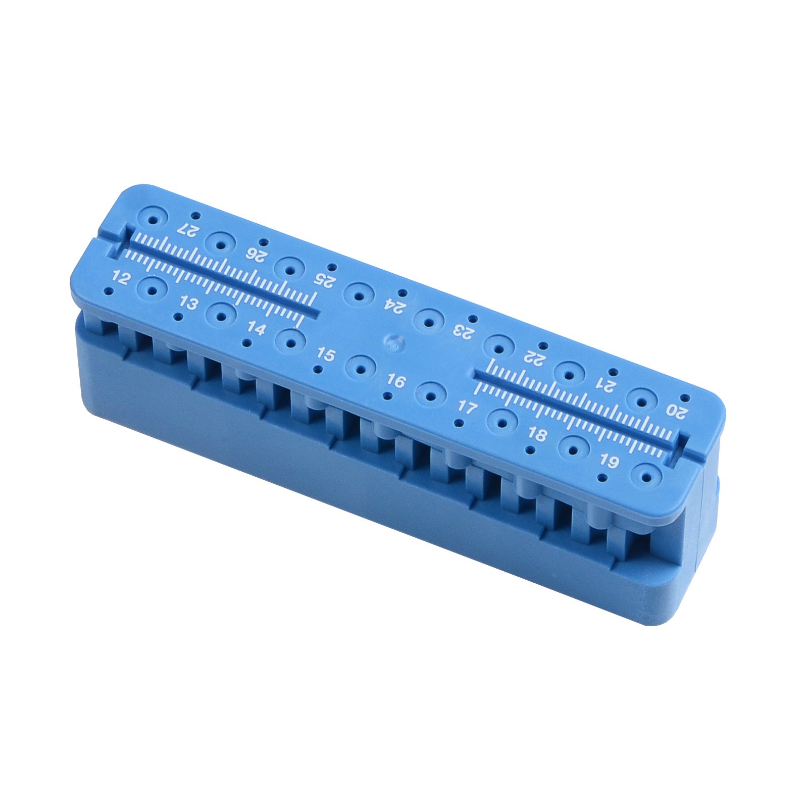 1x New Dental Endo Measuring Block Endodontic File Holder Ruler Autoclavable
