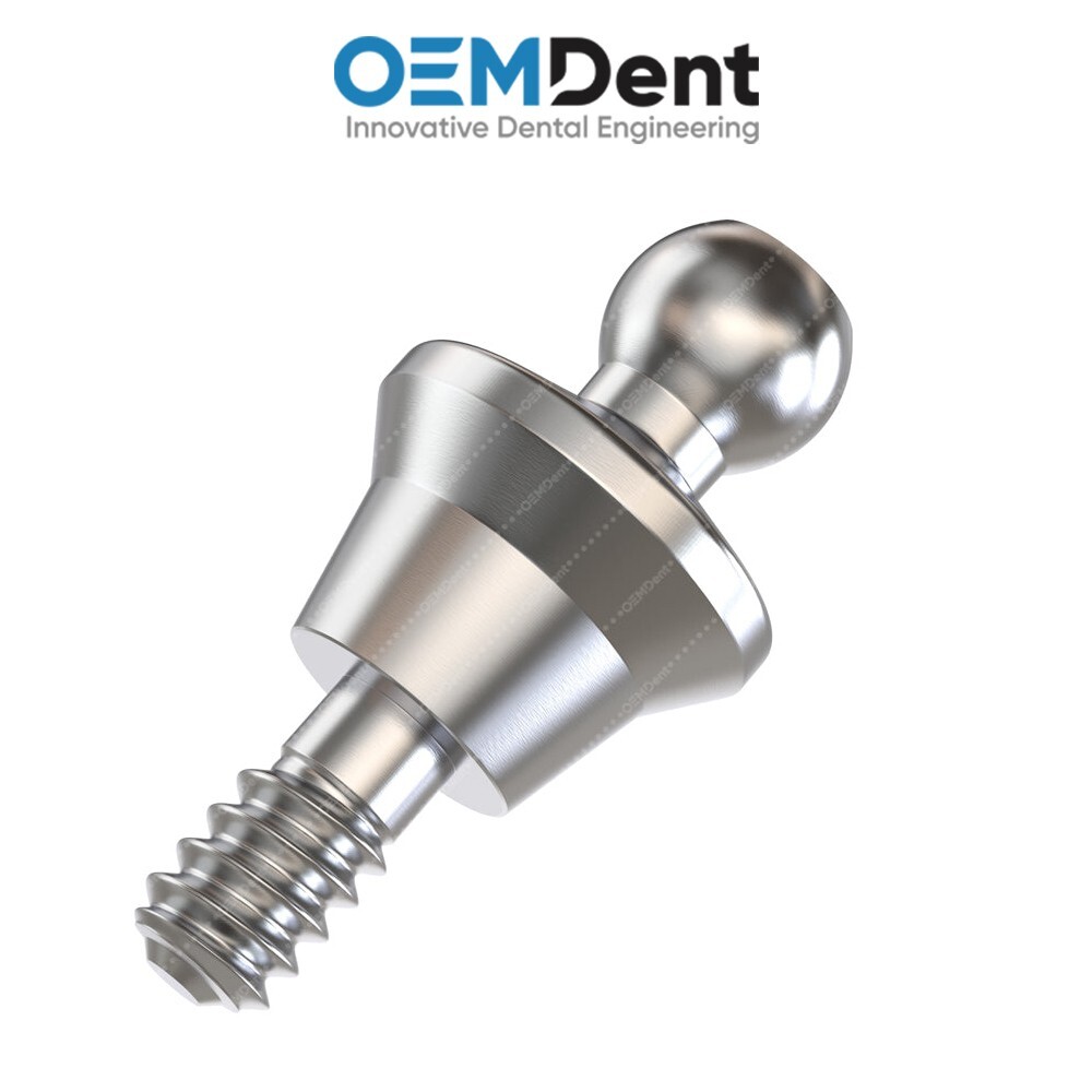 Straight Ball Attachment Standard NP Set Nobel Active® Compatible Conical Dental