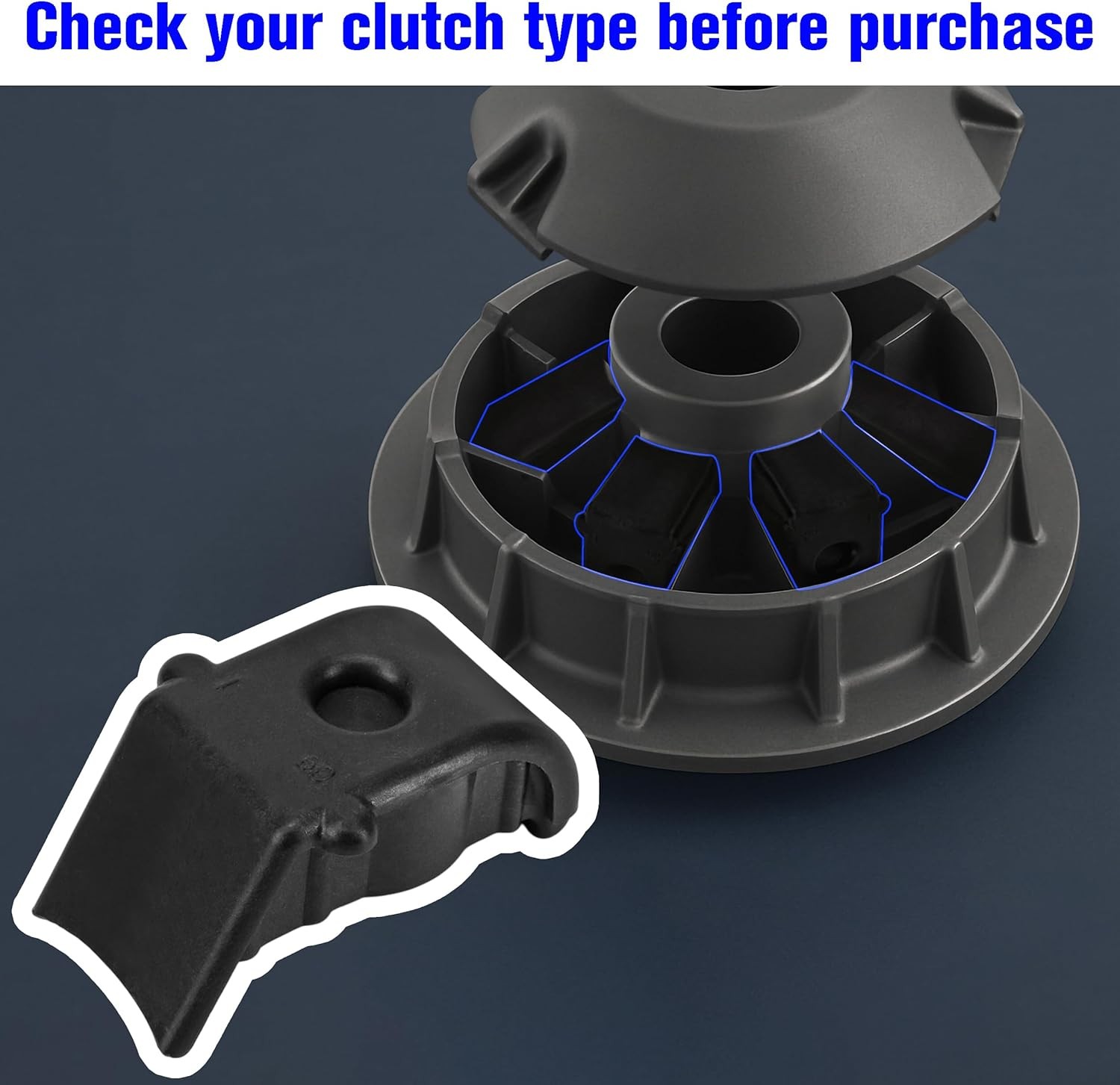 6PCS Replacement 0GR0-051005 CF CVT Clutch Nylon Protector Weight Holder Fit For