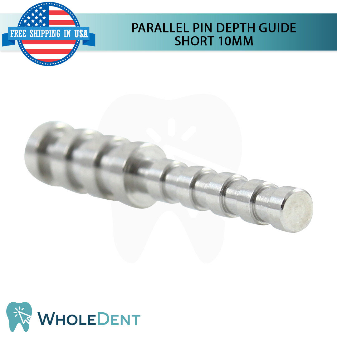 Surgical Parallel Pin Depth Guide Gauge Short Dental Implant Tool Instrument