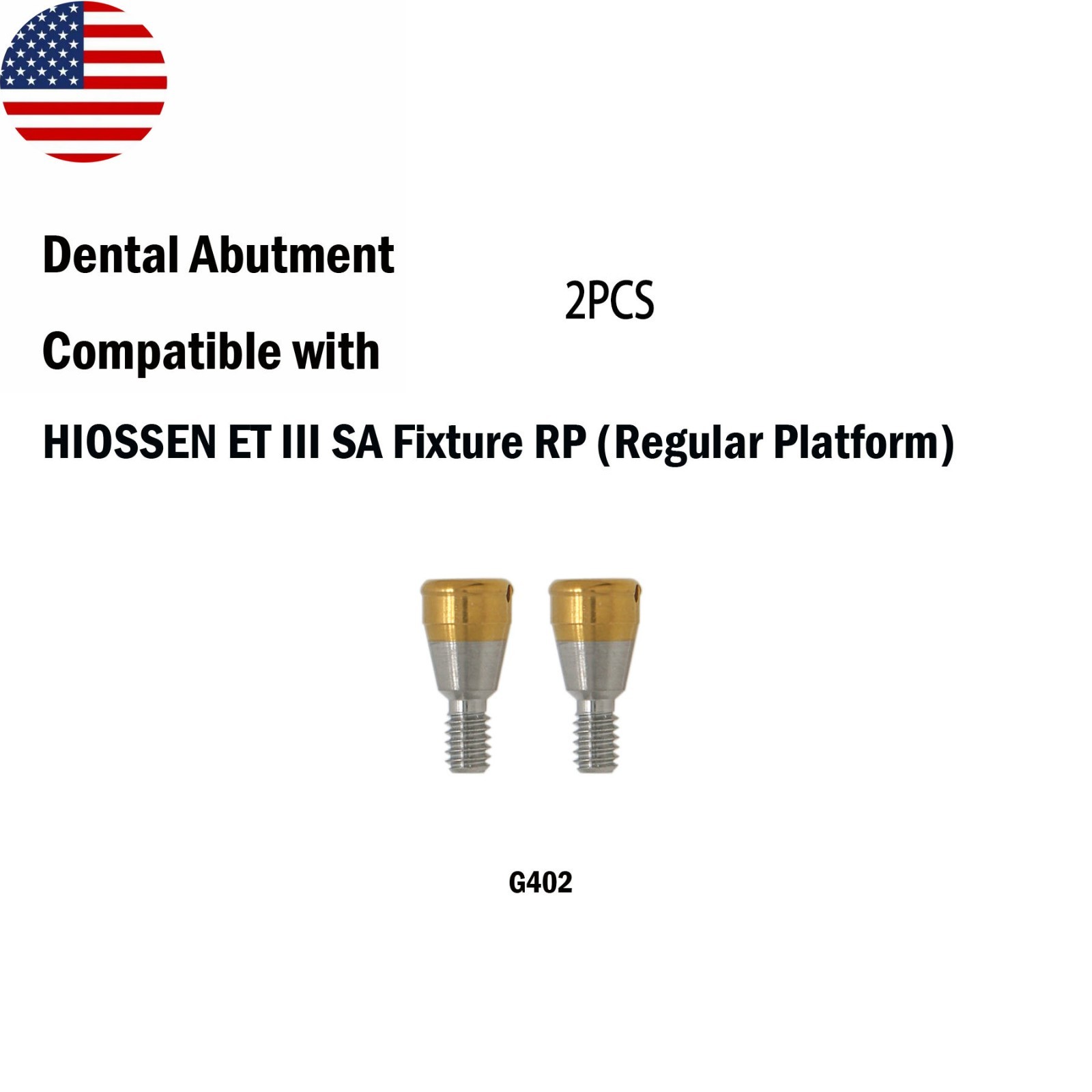 US Locator Attachment Abutment Regular for Hiossen ET Osstem TS Implants 1-7mm