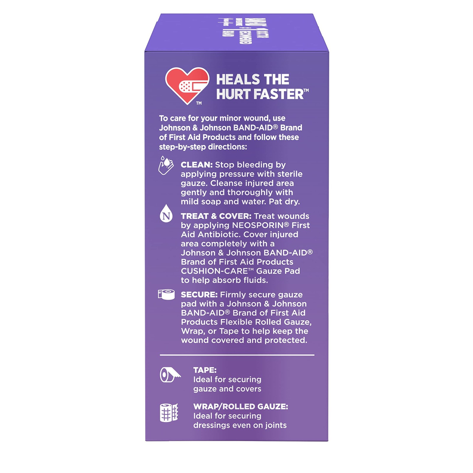 Band-Aid Brand Cushion Care Non-Stick Gauze Pads, 3×3 Inch 25ct (Pack of 10)