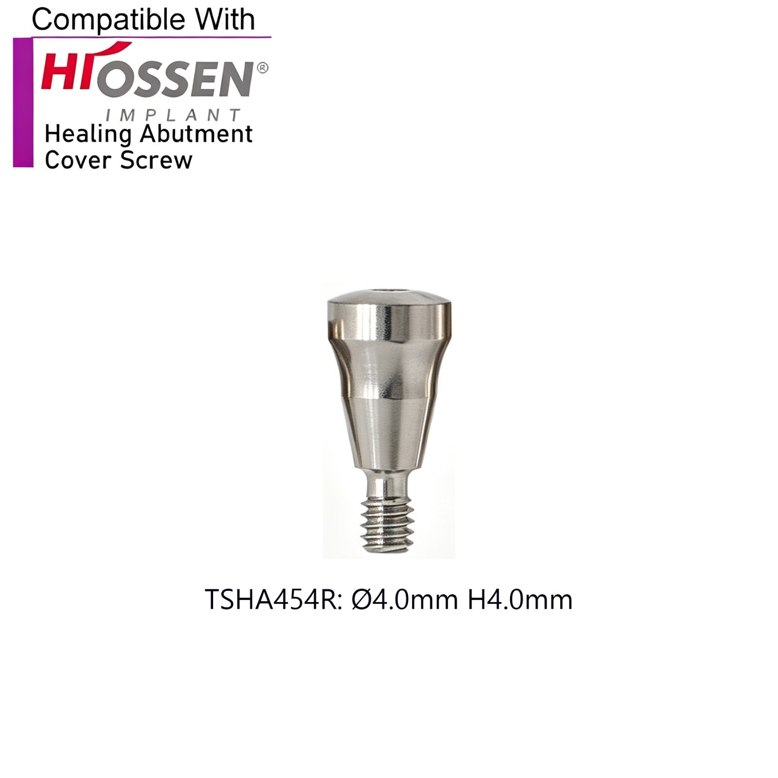 US 5Pcs Dental Healing Abutments Cover Screw Regular/Mini fit Osstem Hiossen