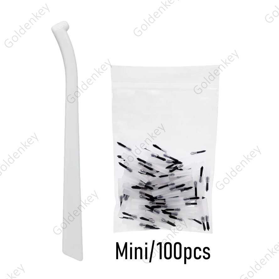 Dental Micro Brushes Tips Applicator Handle Brush Composite Resin Disposable