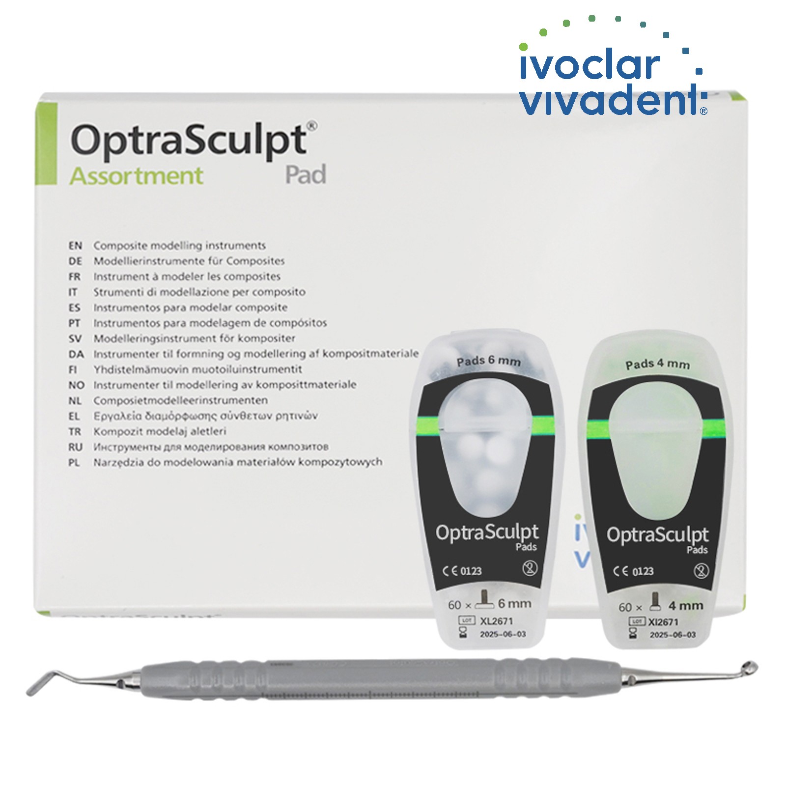 1set Optrasculpt Pad Dental Ivocler Vivadent Assortment Kit Anterior And Posteri