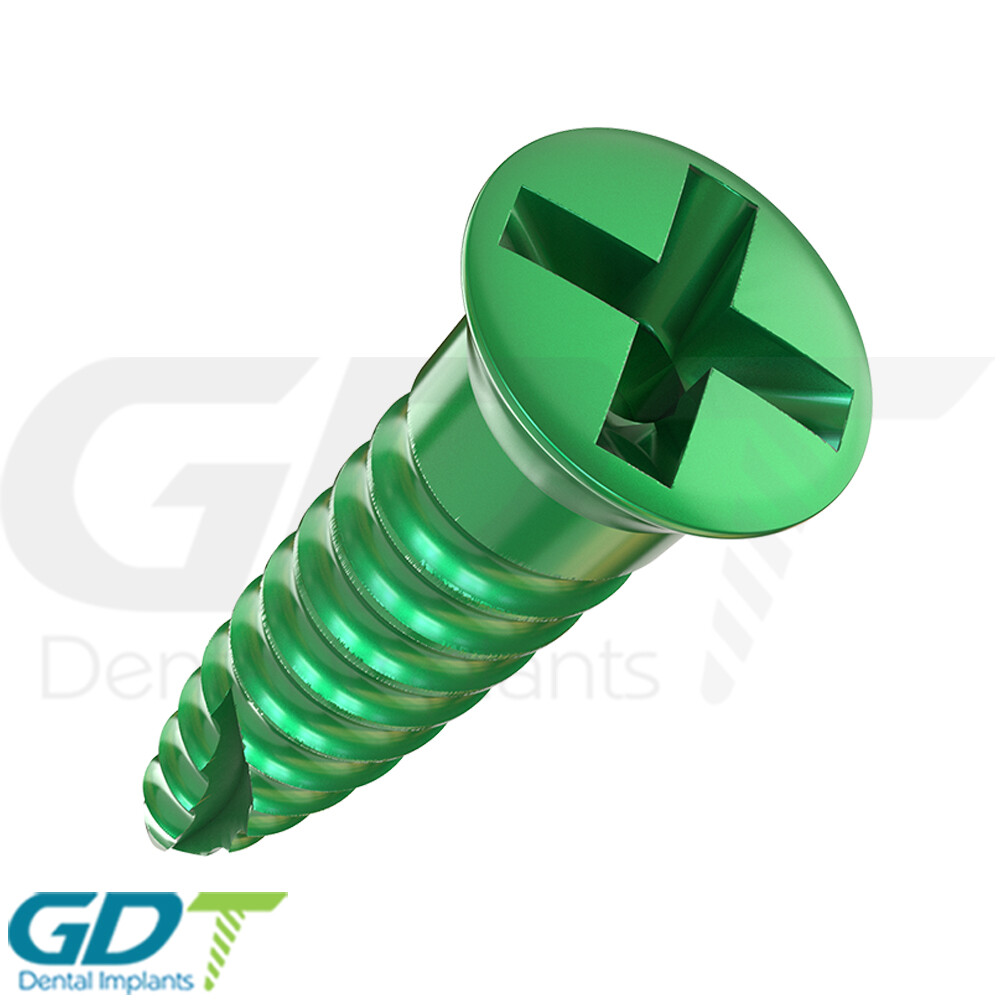10 Self Drilling GBR Bon Screw Ø1.4mm, 6.0mm Membrane Fixation Dental Im plant