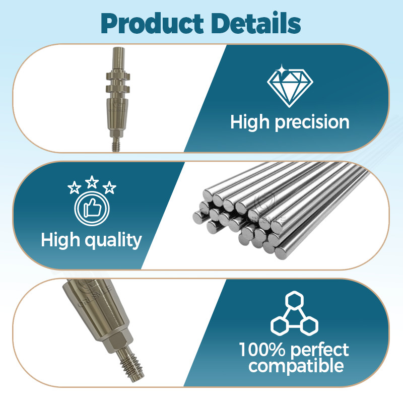 1/3/5/6/10/20/50pcs Impression Coping Open Tray Ti Lab analog fit to Zimmer