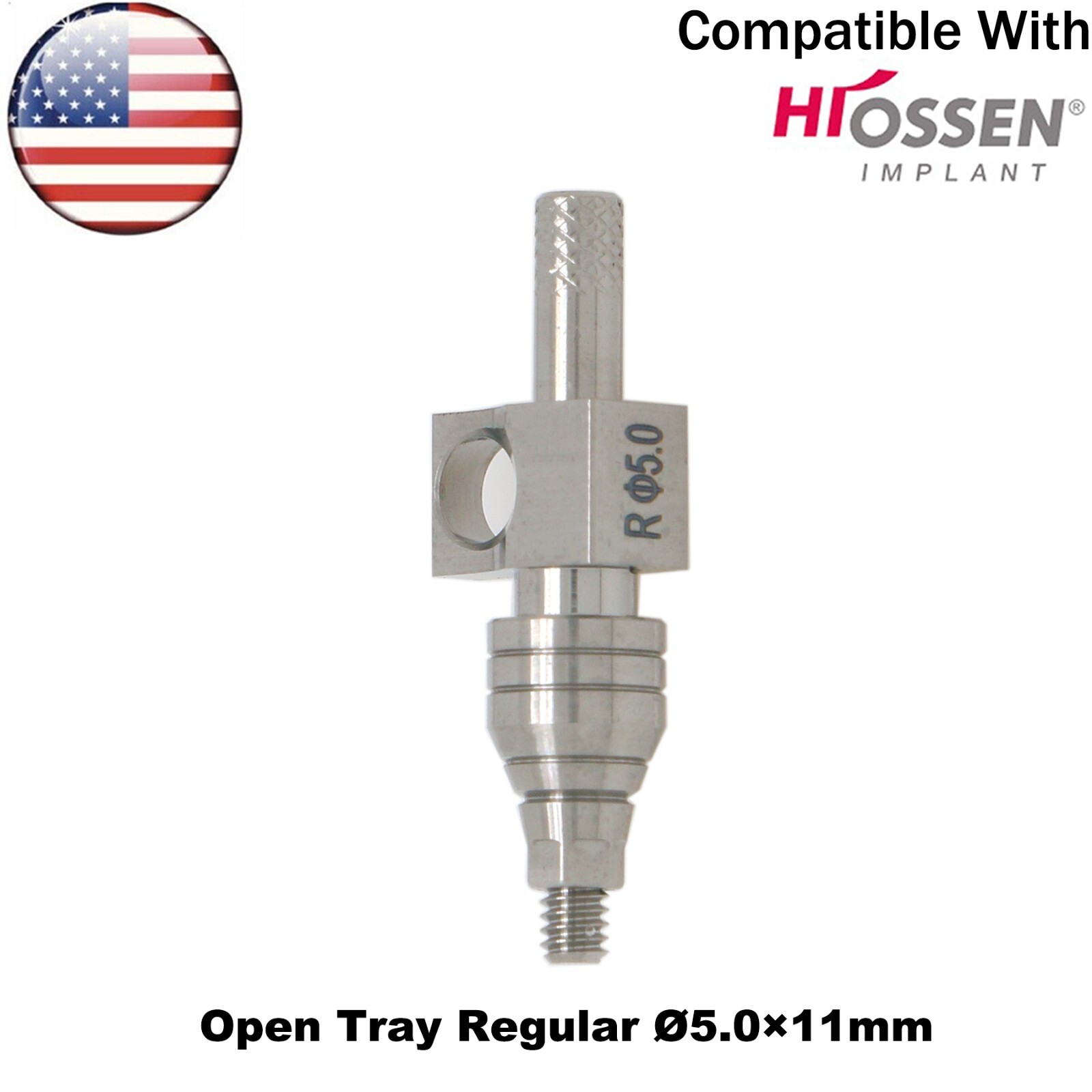 US Fits Hiossen Dental Transfer lmpression Coping Open Closed Tray M/R Osstem ET