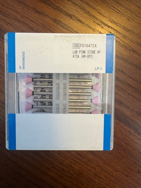 Lab Series Aluminum Oxide Mounted Pink Stones 12/Bx