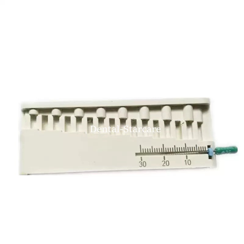 New Dental Endo Measuring Block Endodontic File Holder Ruler Autoclavable x2 USA
