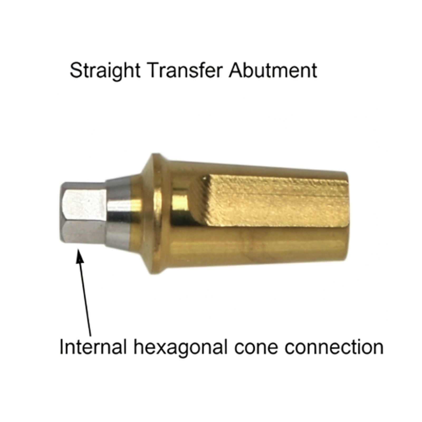US 5Pcs Regular Titanium Straight Transfer Abutment Fit Osstem Hiossen