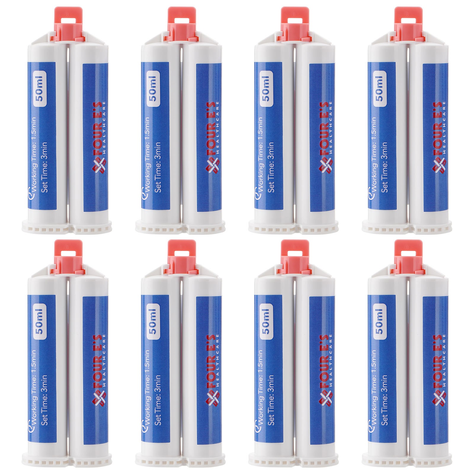 24 x Light Body Fast Rapid Set Impression Material 50mL Cartridges VPS PVS