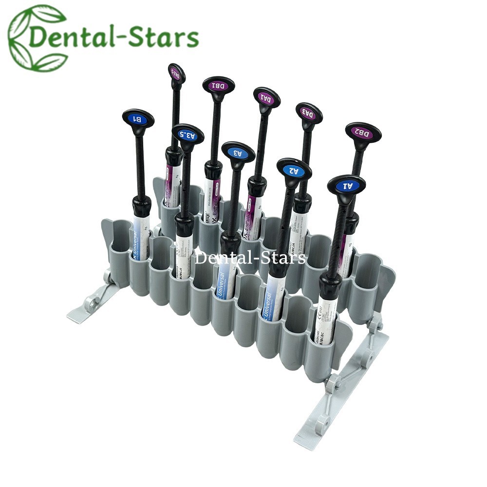 Dental Composite Syringe 20-Unit Stand Syringe Holder Organizer Applicator Rack