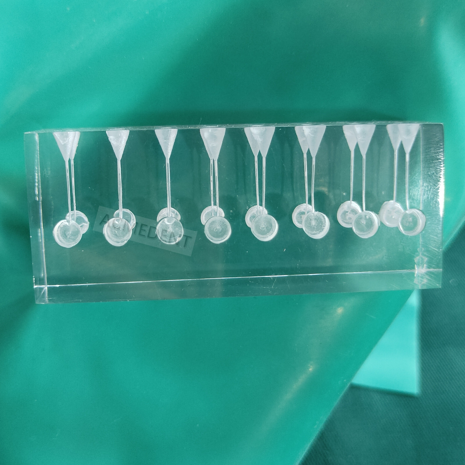1Piece Dental Endo Files Practise Blocks RCT Block 16-Root Canal Sixteen IN ONE