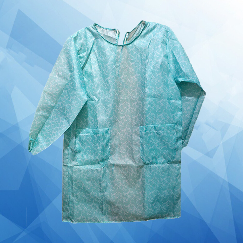 Smock Adult Long Sleeves Housework Hotel Apron with Household Waterproof Man