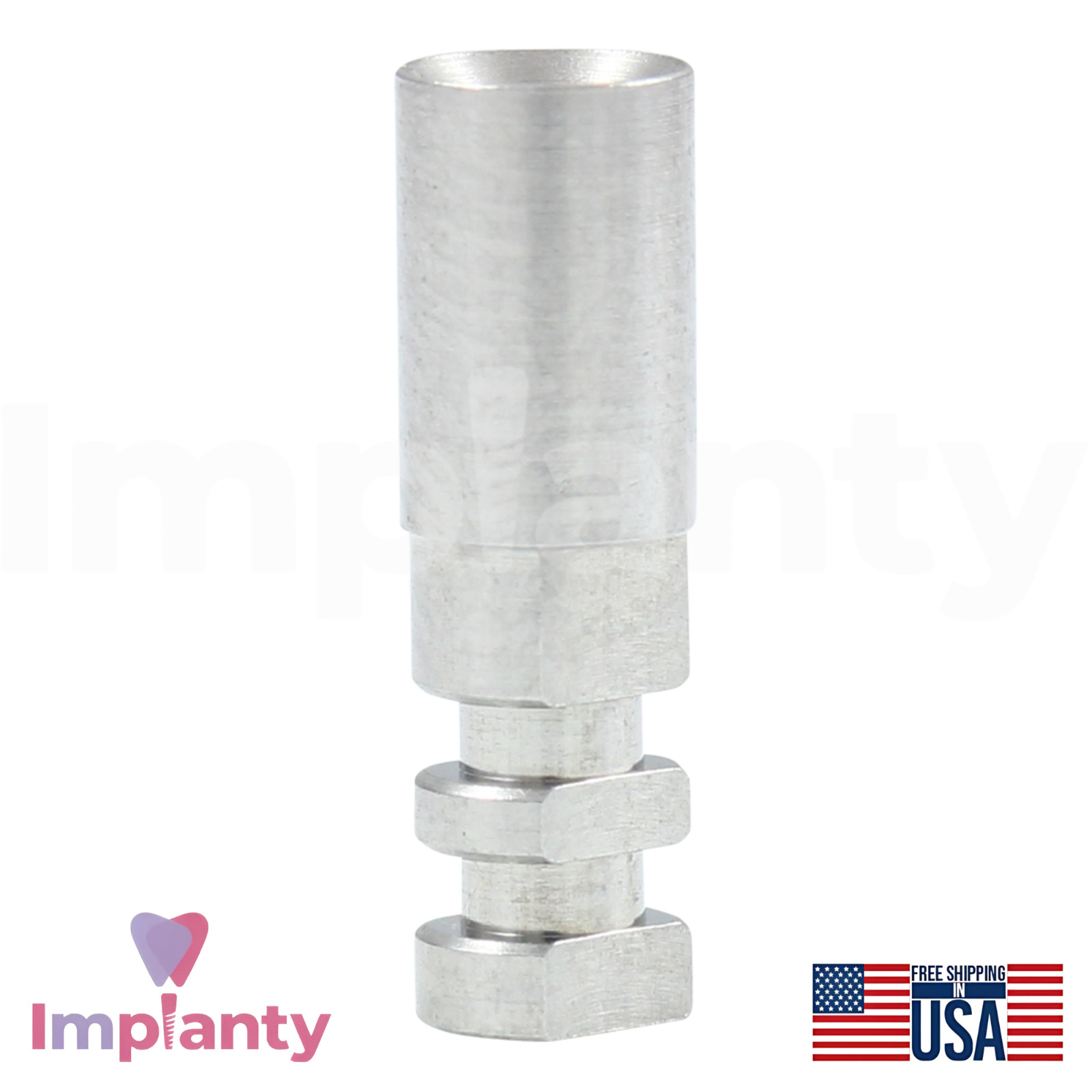 GDT Concave Anatomic Dental Titanium Prosthetics Kit Int Hex 2.42mm Connection