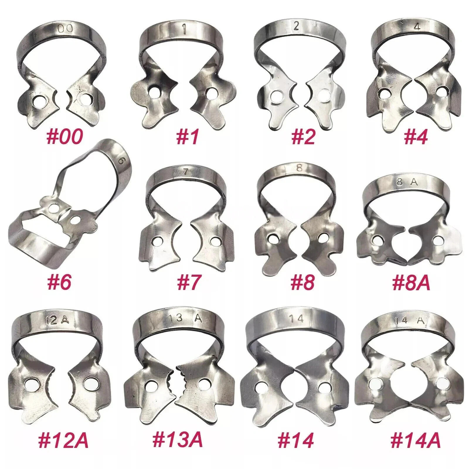 Dental Endodontic Rubber Dam Clamps Stainless Instruments Surgical Clamp