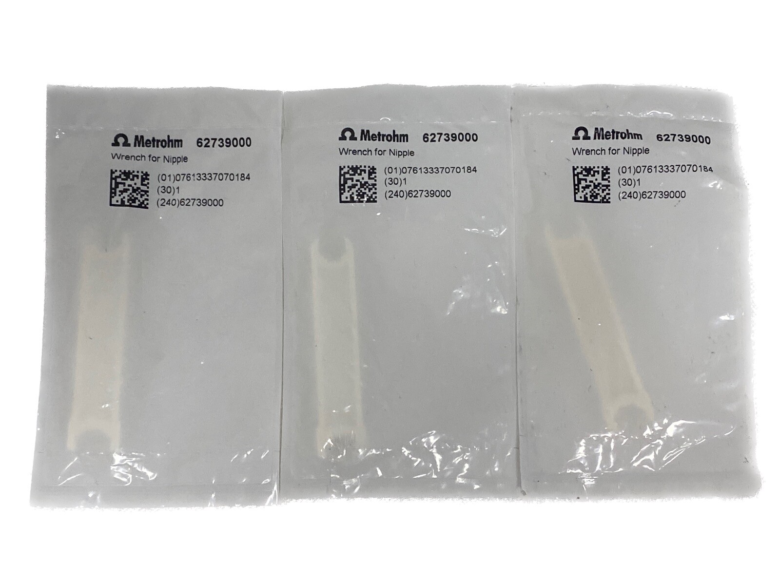 (3) METROHM Titration Wrench for Tightening Connectors 68mm L 6.2739.000