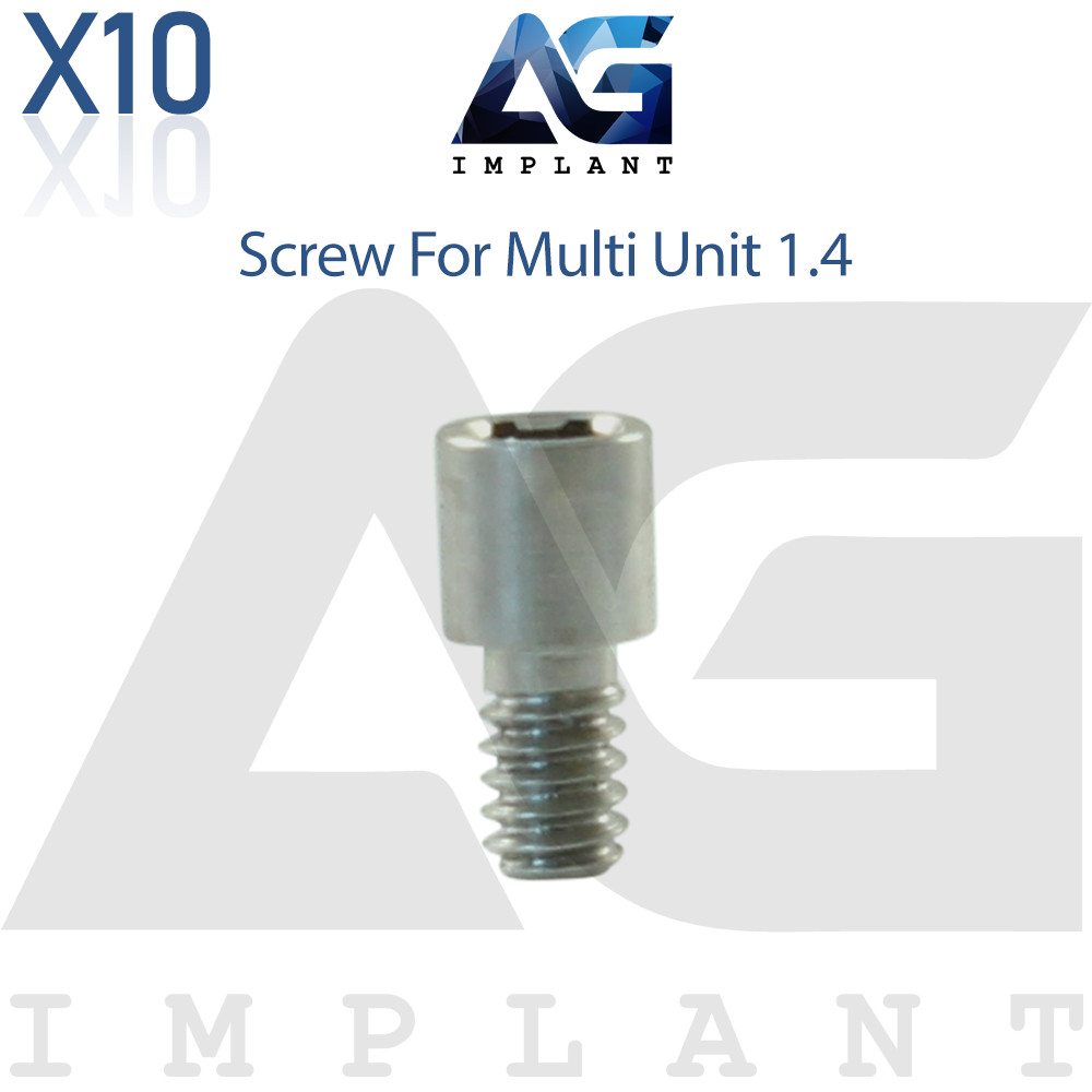10 Screw For Multi Unit System 1.4 Abutment For Angulated And Straight Abutments