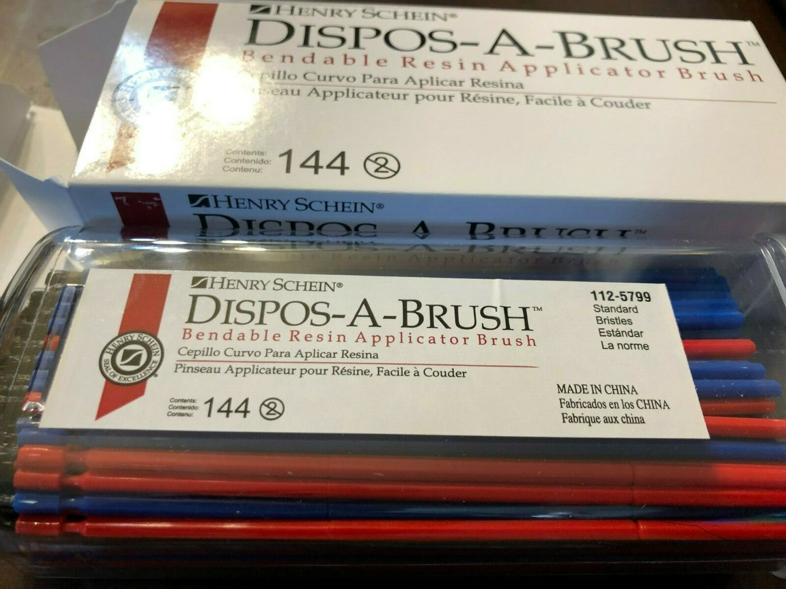 114 Dispos-a-brush Henry Schein 112-5799 Stander Bristle Bendable Resin Brush
