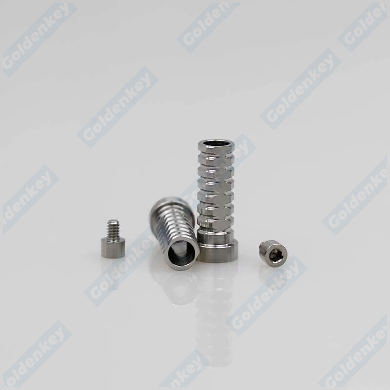 Titanium Sleeve Temporary Cylinder Ti MU Multi Unit 4.8mm Abutment Fit Oss