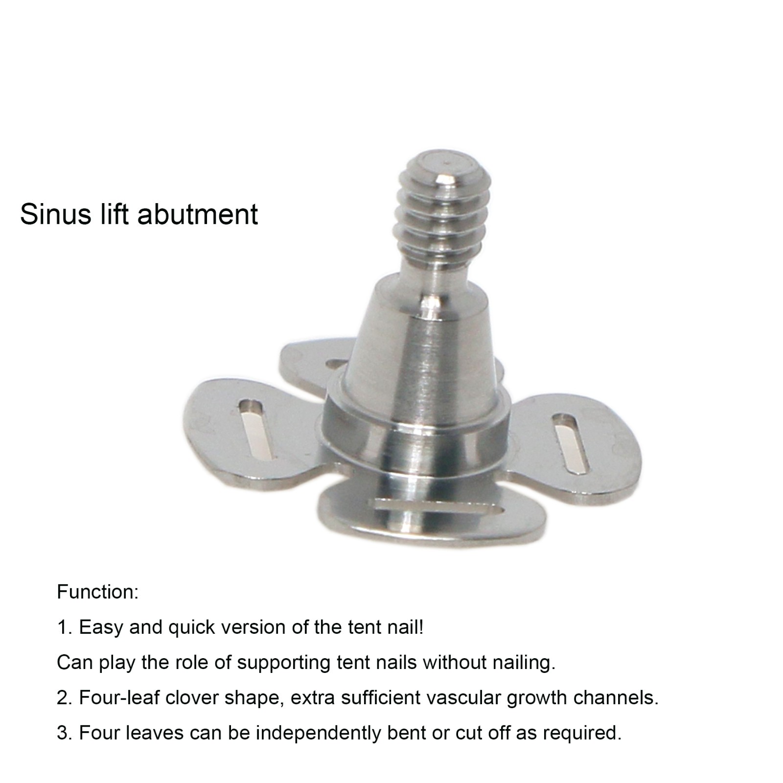 CAD/CAM 3D Implant Lab Analog Sinus lift temporary abutment Fits Hiossen/osstem