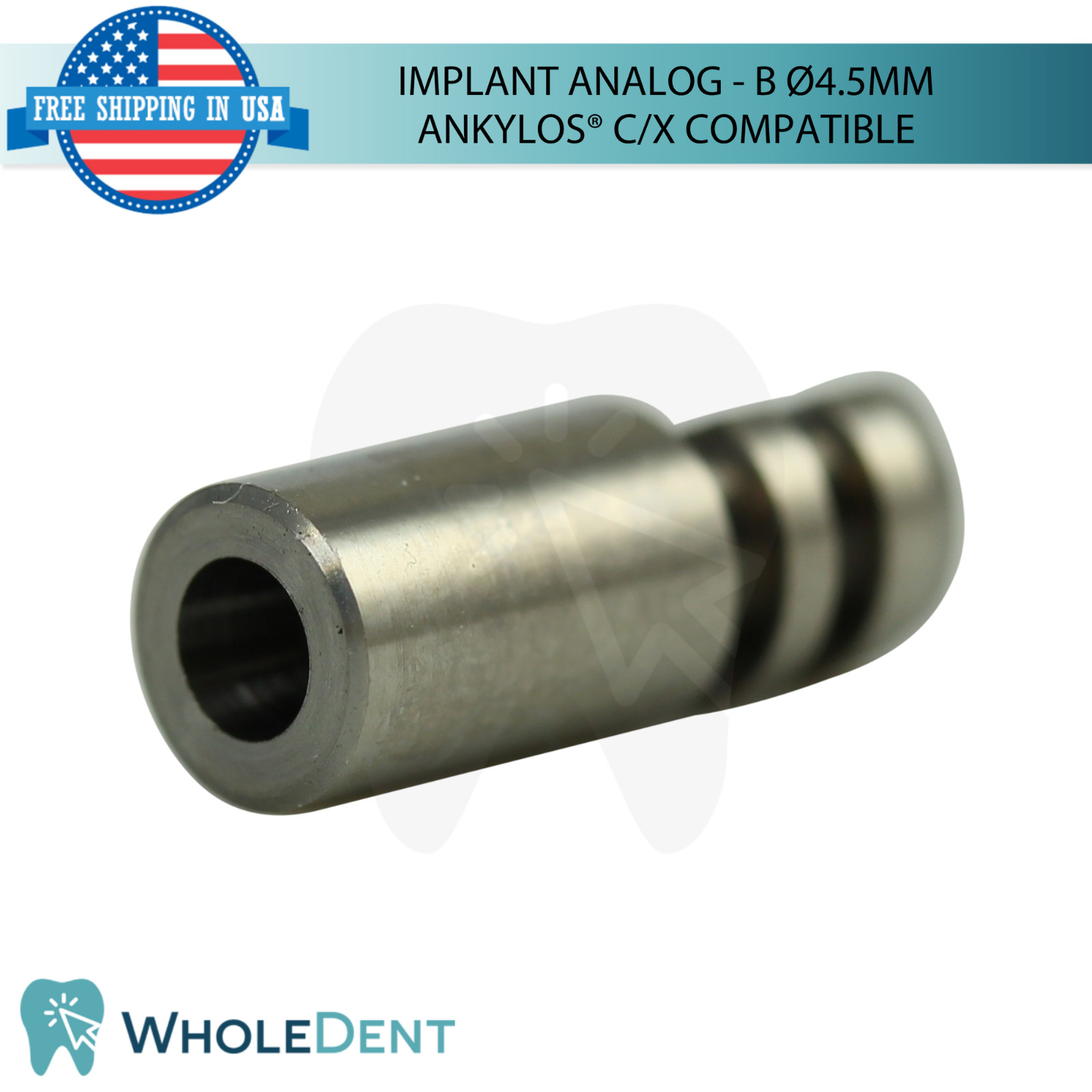 10x Dental Fixture Analog Ø4.5mm – B Ankylos® C/X Compatible Platform Lab