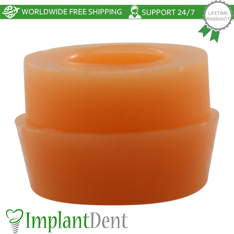 10x Dental Micro Size Soft Silicone Caps For Ball Attachment 800g Dentistry Tool