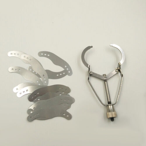 Dental Matrix Bands Retainer Tofflemire Stuck Clip + 20pcs Formation Piece L/M/S