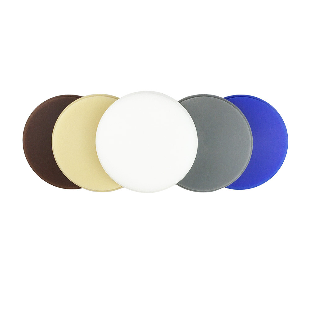 1pc Dental Wax Block Cad Cam Wax Disk Dental Discs OD98mm Blue Color