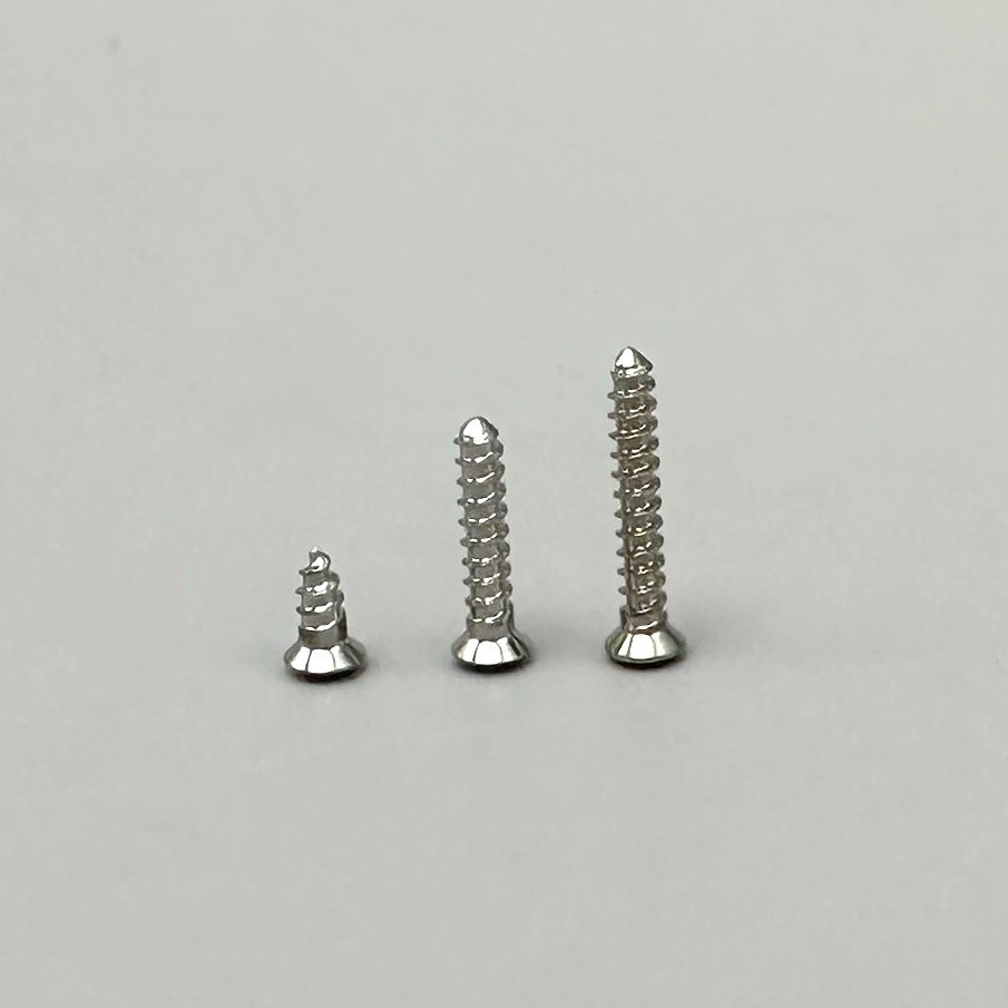 Dental GBR Thread Screw Membrane Silver Screw 1.5×4/1.5×8/1.5×10 Size