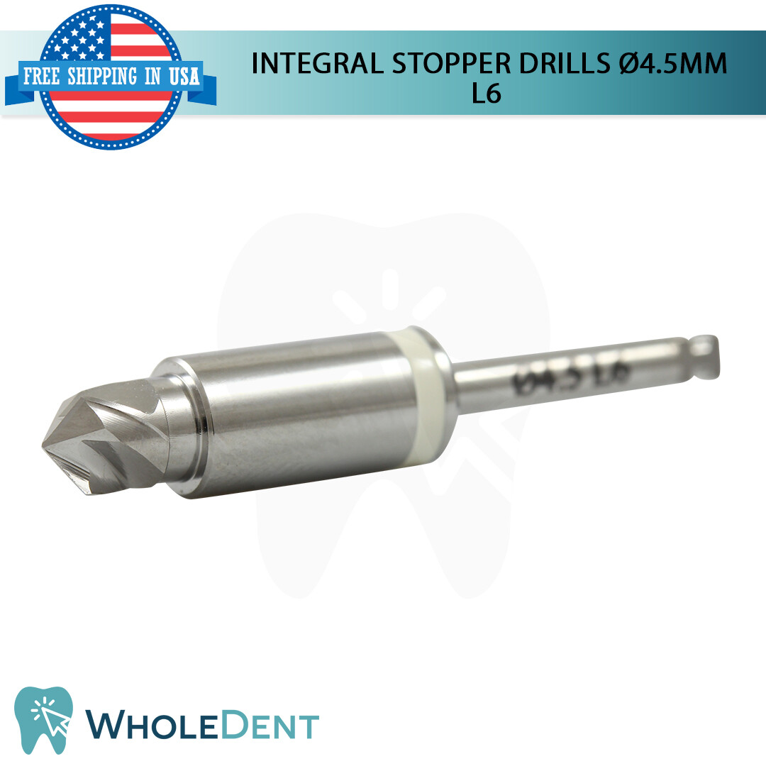 Surgical Integral Stopper Drill Ø4.5 External Irrigation Dental Implant