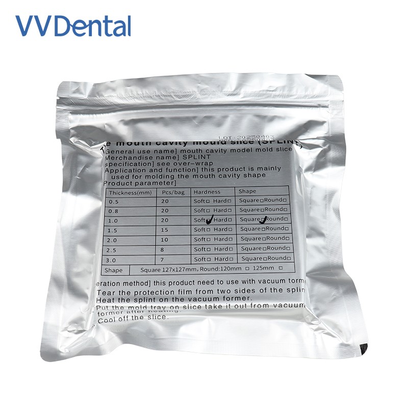 1.0/1.5/2.0mm Dental Lab Thermoforming Material Vacuum Forming Hard Soft Sheets