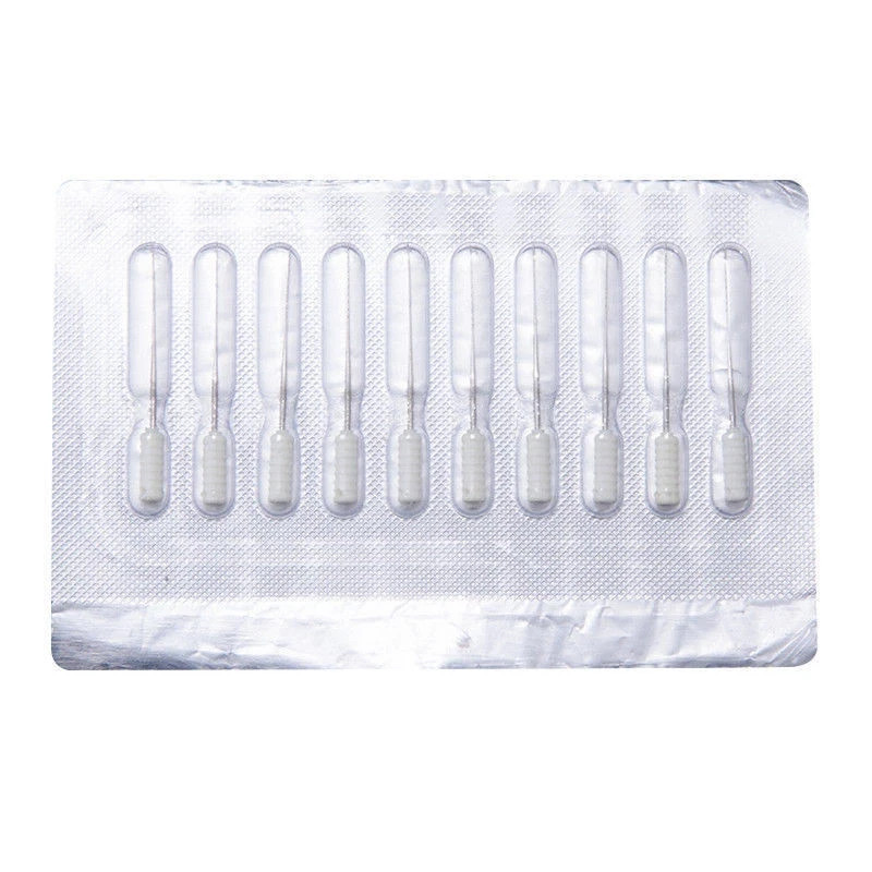 5Box Dental Endo Stainless Steel Barbed Broache Needle Handle Root Canal 25mm#25