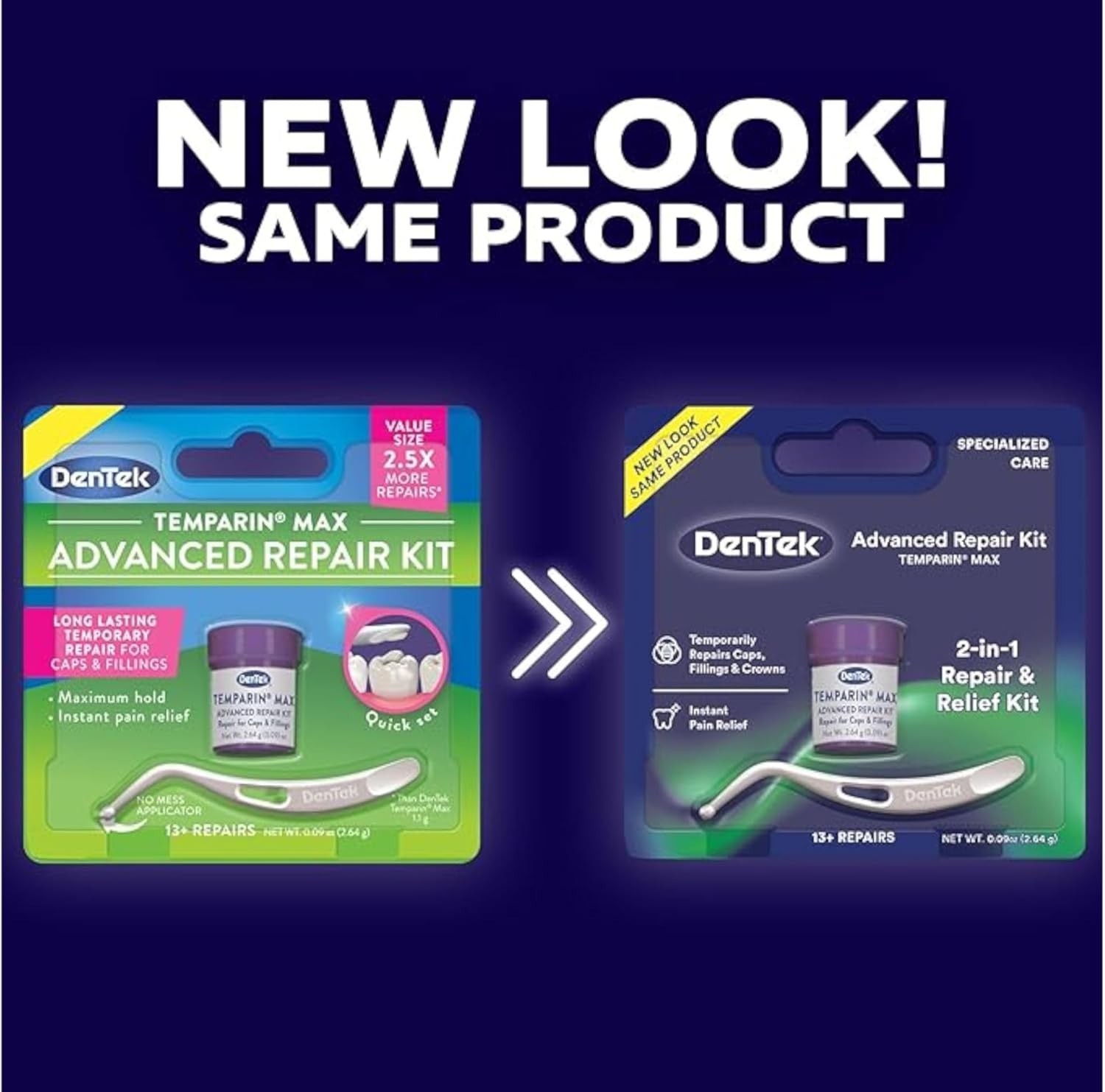 Temparin Max Dental Repair Kit – 13+ Repairs, Emergency Tooth Fix Solution