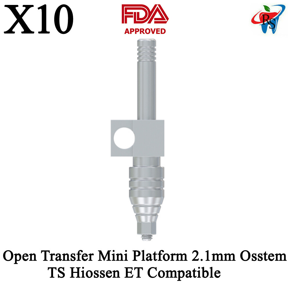 10pcs Dental Prosthetic Open Transfer Mini Platform 2.1mm Oss tem TS Compatible