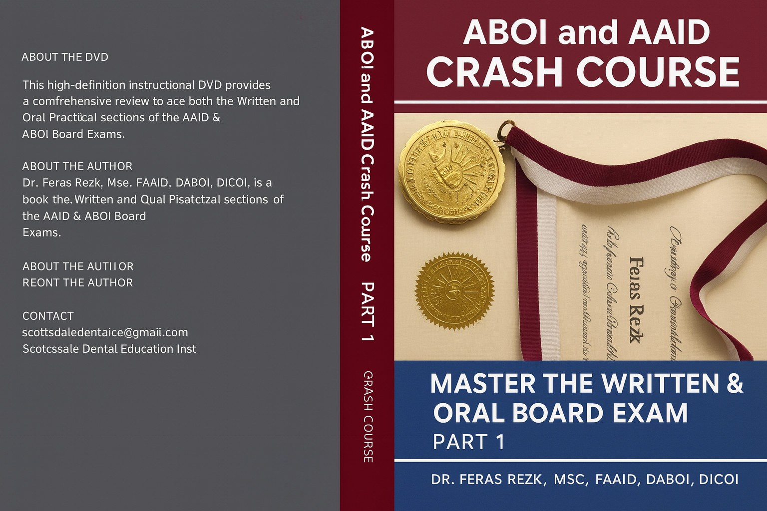 Dental DVD ABOI and AAID writing exam training video lecture PART 1 and 2