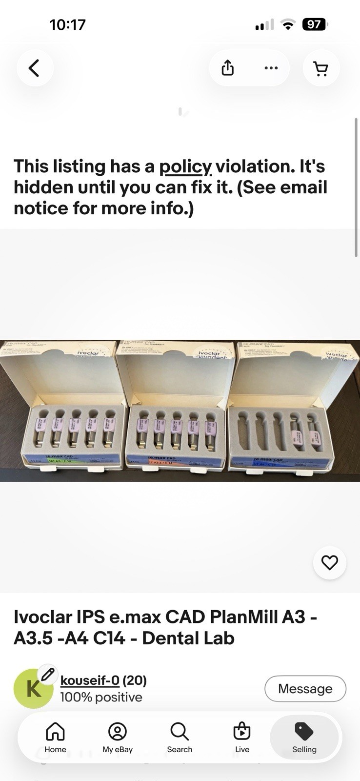 Ivoclar IPS e.max CAD planmill A Shades C14 – Dental Lab