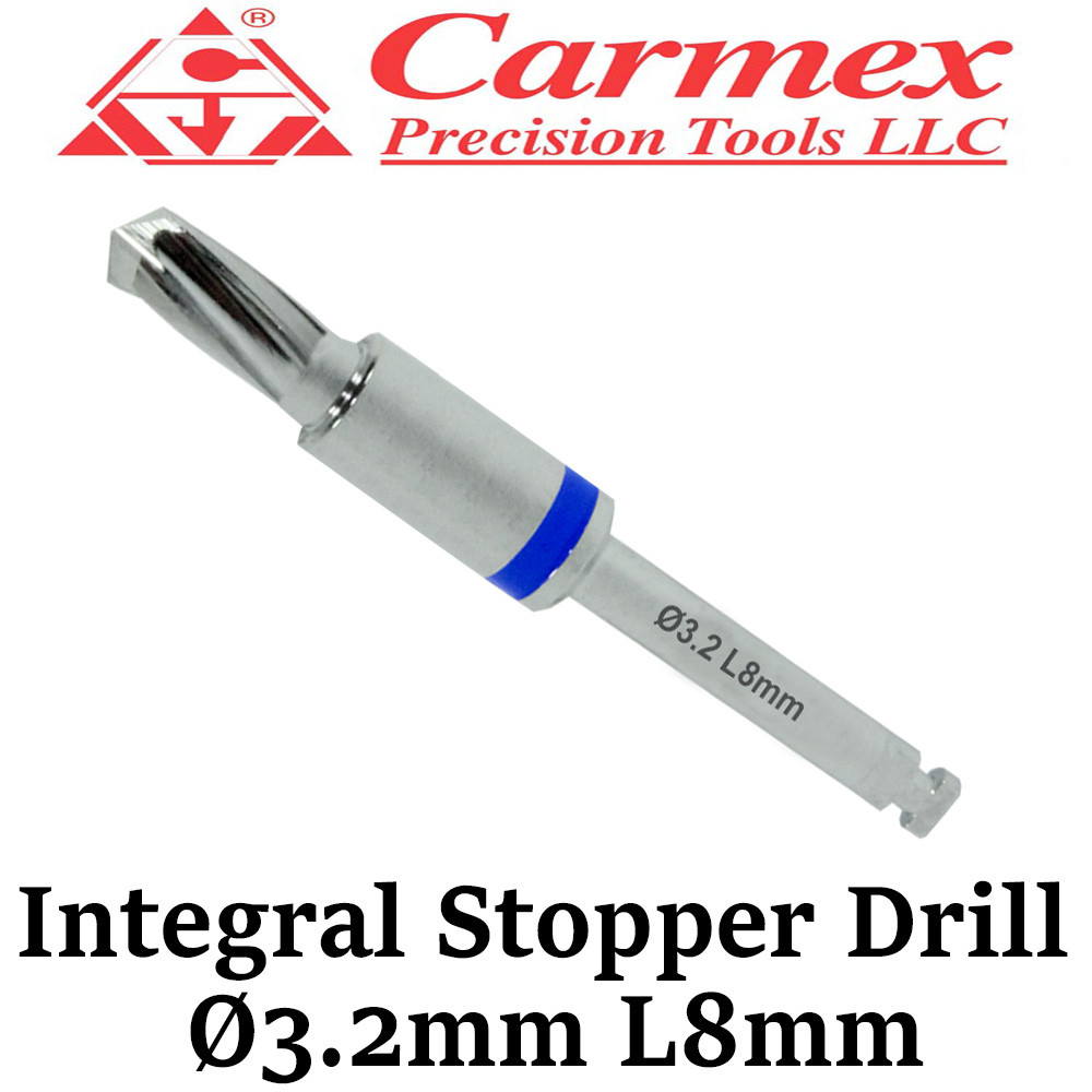 1x Carmex Dental Implant Surgical Integral Stopper Drill Irrigation Ø3.2mm