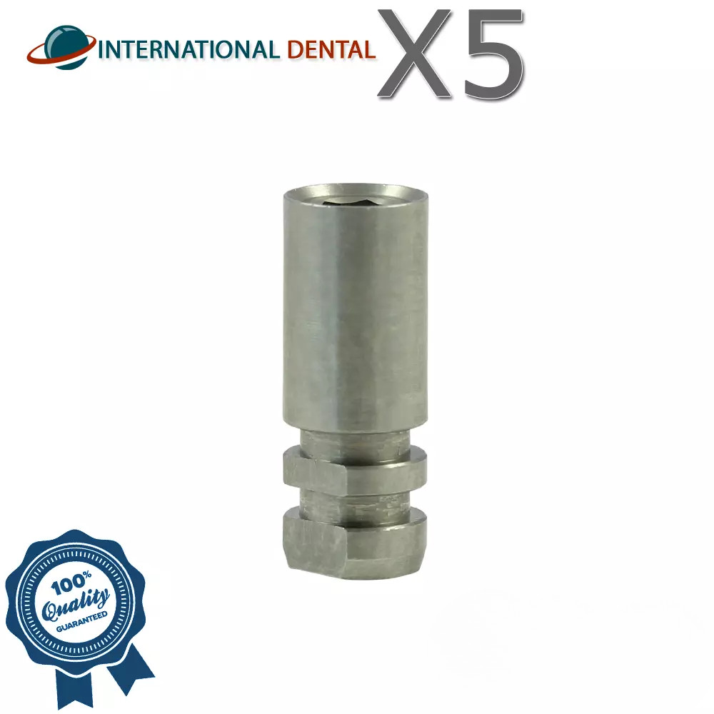 5 Fixture Analog Ø4.5mm Compatible Bi0Horizons Dental Lab Replica Int Hex